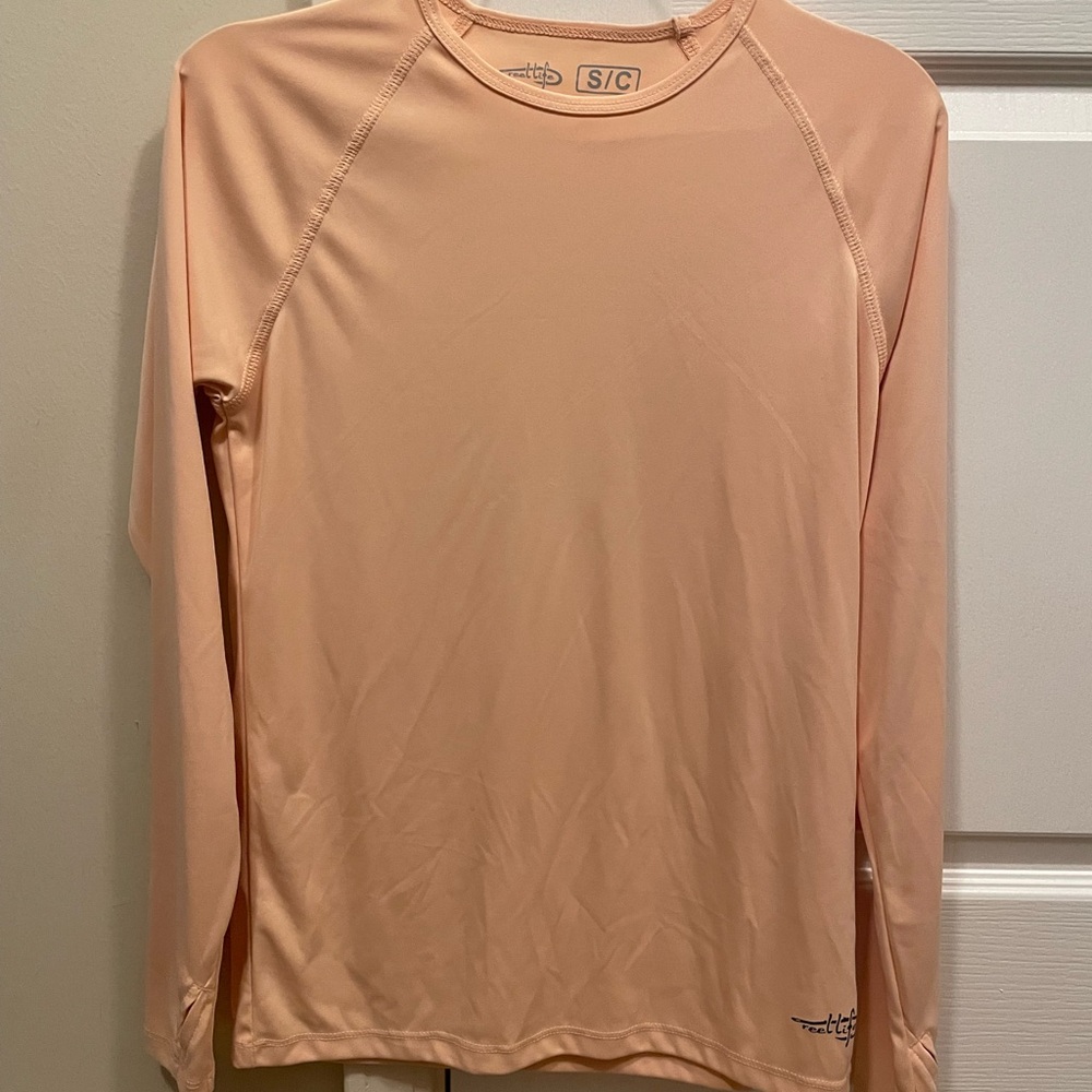 Peach Long Sleeve Women's Top